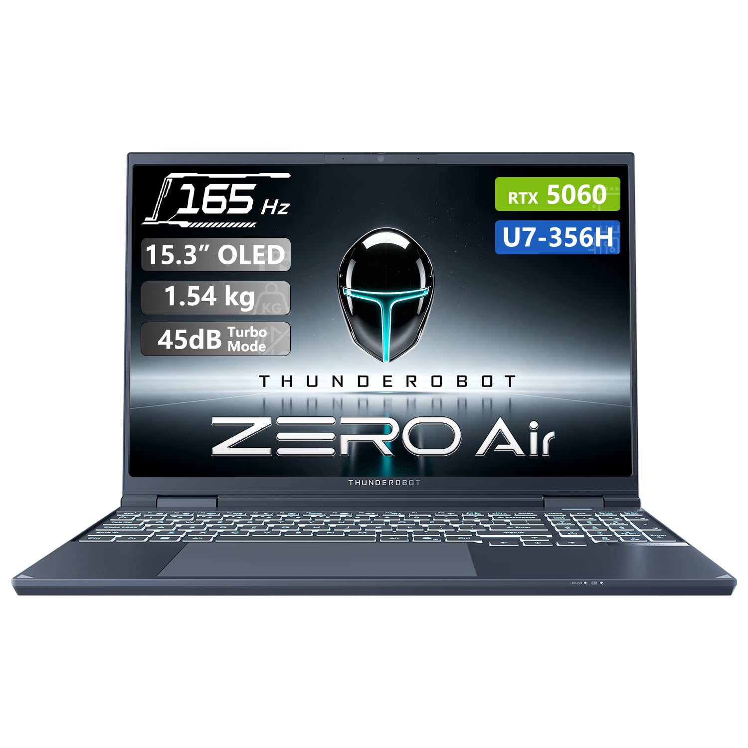 Zero Air 15 Ultra 7 356H RTX 5060 Gaming Laptop (Black, 32GB RAM | 2TB SSD)