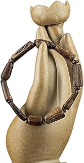 Agarwood Bracelet with Highly Sinking Beads Extremely Rare, Wild Agarwood Bracelet, Agarwood Necklace, Men Women Bracelet Accessories, Qinan Agarwood Bracelet (16mm)