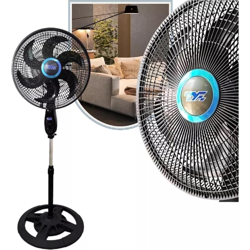 Ventilador De Coluna Solaris 6 Pás Turbo Ultra Potente 75w Tyf C 110v