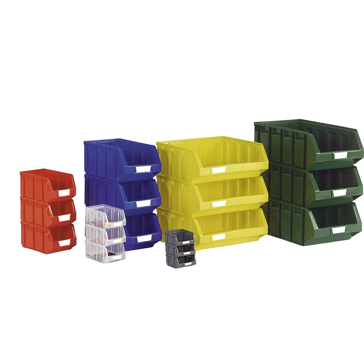 FRANKEL kaiserkraft | Bac à bec en polyéthylène | L x l x h 705 x 440 x 297 mm | vert | lot de 4