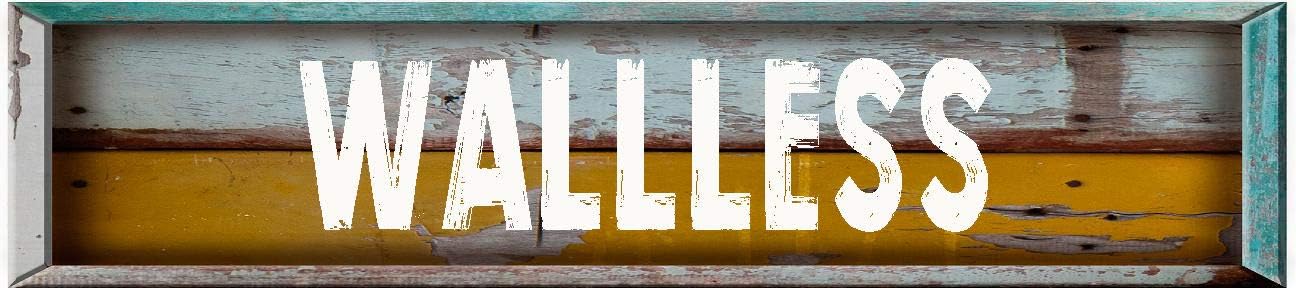 WALLLESS Rectangle Painted Wood Look Magnet for use on Any Steel Surface