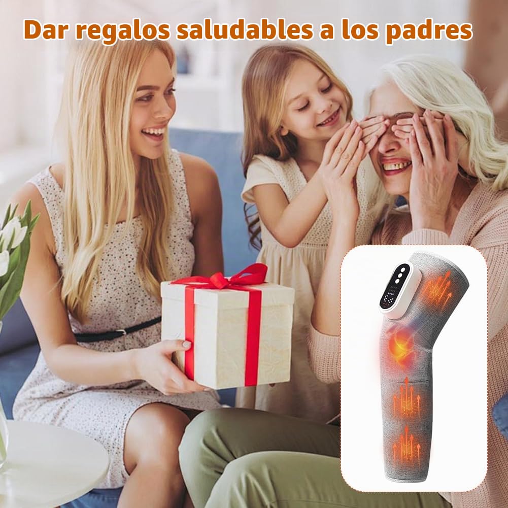 Masajeador de piernas, masajeador inalámbrico de piernas, 3 en 1, 3 intensidades y 3 modos, masajeador de piernas, masajeador de lipollo, masajeador de muslos, masajeador de pantorrillas para cansados