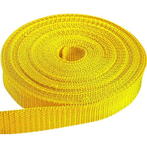 Image of TECEUM 3 /4 inch & 5 /8 inch & 1 inch & 1.5 inch & 2 inch Webbing - 10 25 50 Yards - 40+ Colors - Heavy Duty 1 Inch 1.5 Inch 2 Inch Backpack Straps - Webbing for Outdoors Indoors Crafting DIY