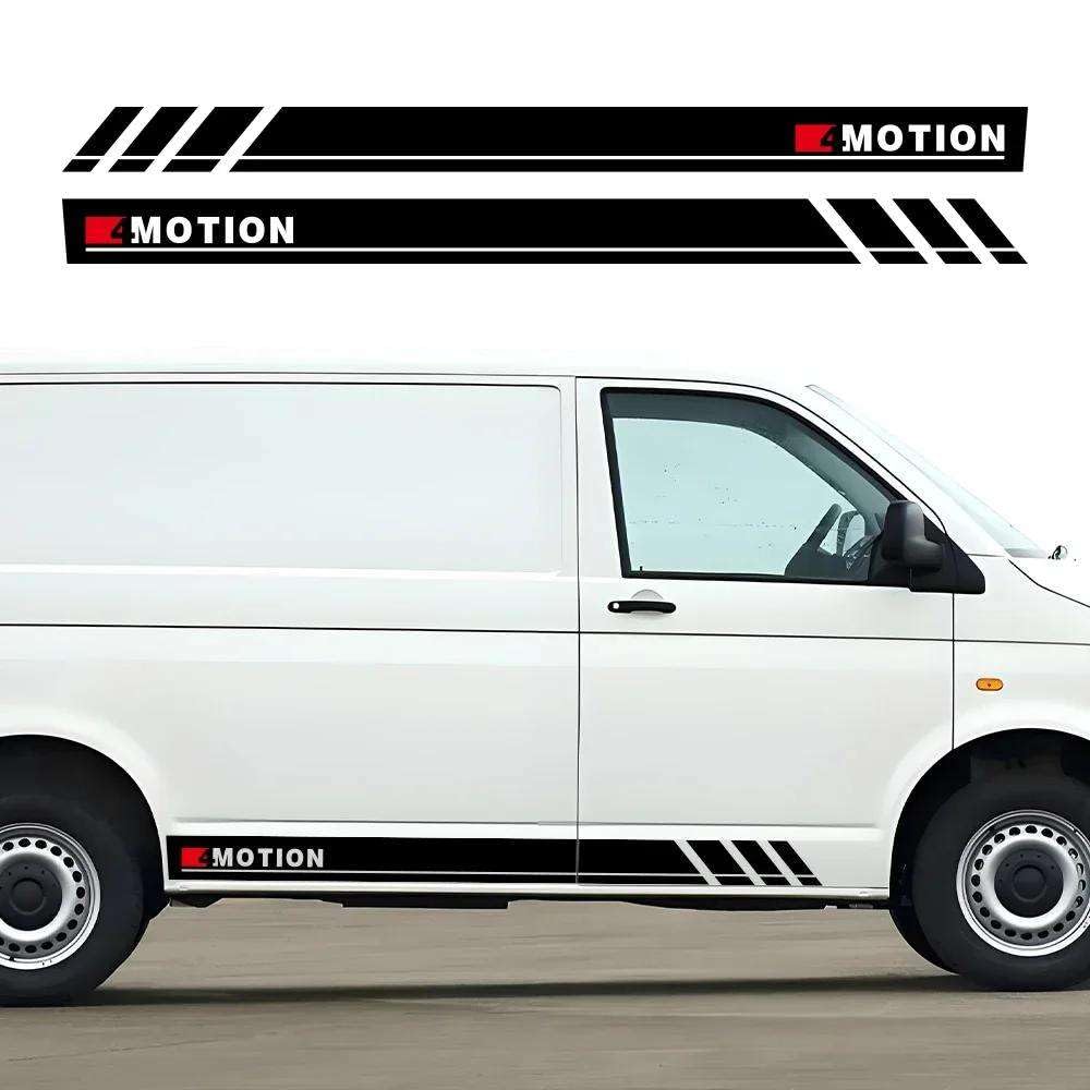 Adesivo Laterale per portiera Auto, per Volkswagen Transporter T4 T5 T6 4 Motion Vinile Decor Decalcomania Impermeabile Copertura Accessori Auto Tuning