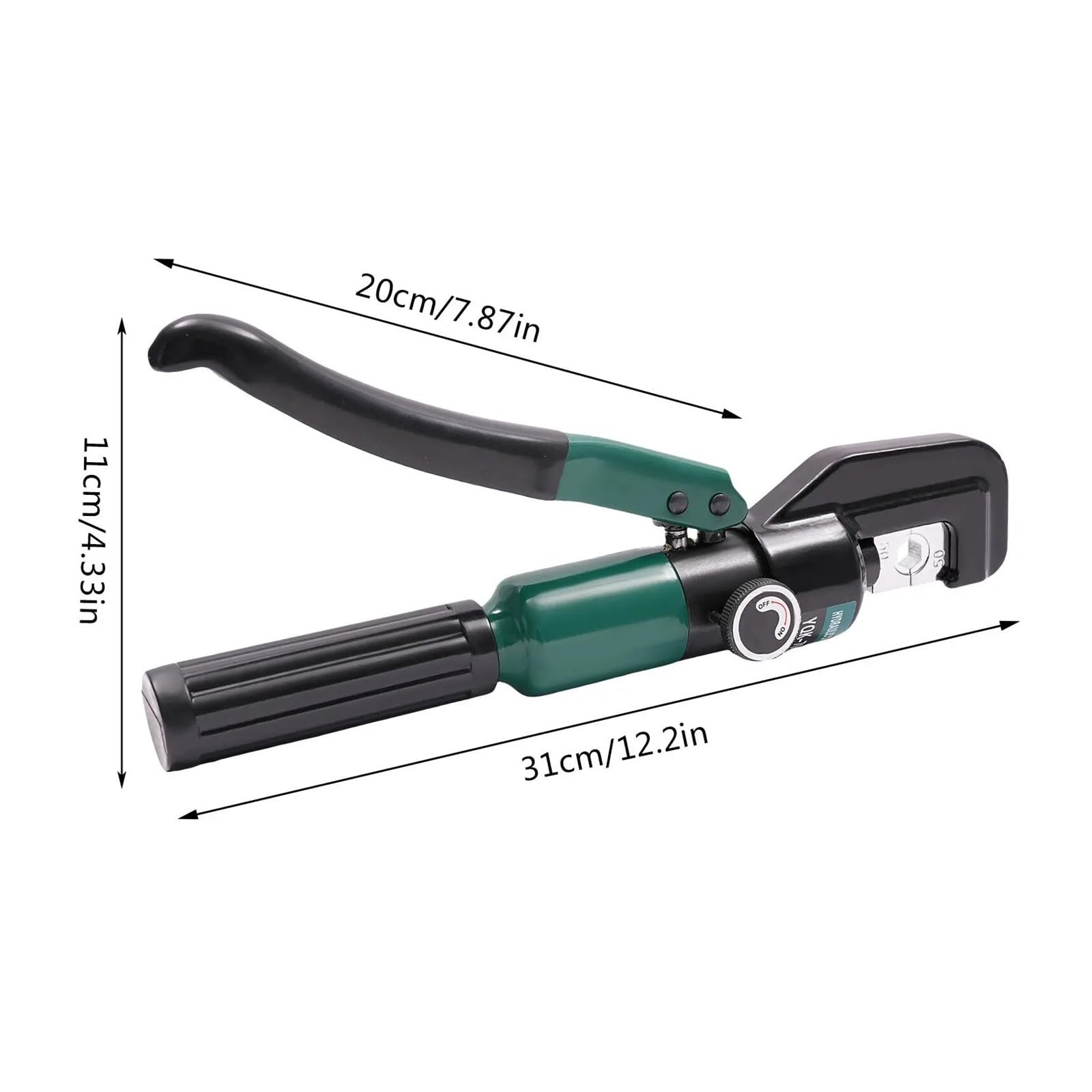 Ręczne hydrauliczne narzędzie do zaciskania Zaciskarka hydrauliczna z 8 pai matryc 4-70mm ² 6t Narzędzie hydrauliczne