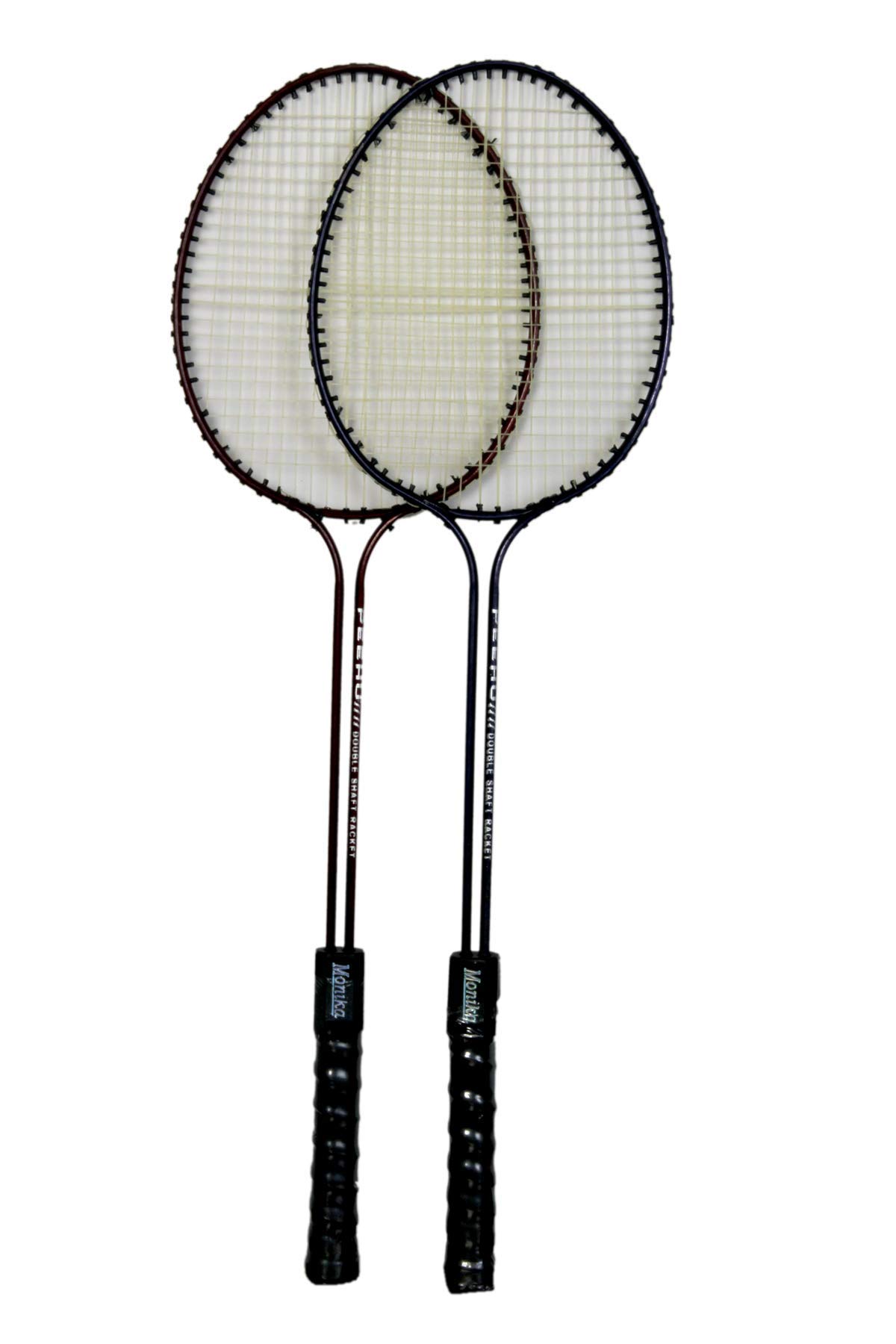 Star X Unisex Steel Badminton Racket Set of 2 Pc (Blue) 1