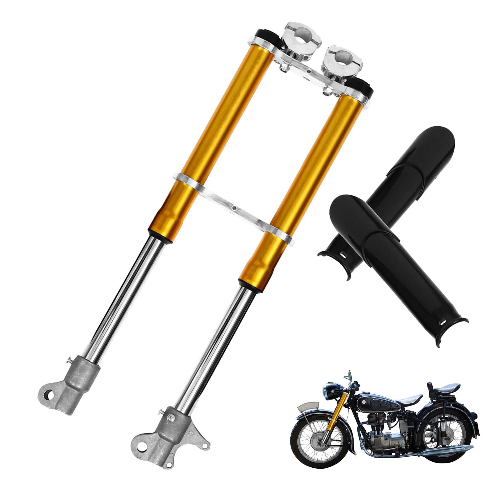 Forcella Ammortizzata Anteriore Per Mini Dirt Bike Sospensione Con Assorbimento Urti Resistente Per Moto Da Cross E Pit Bike Accessori