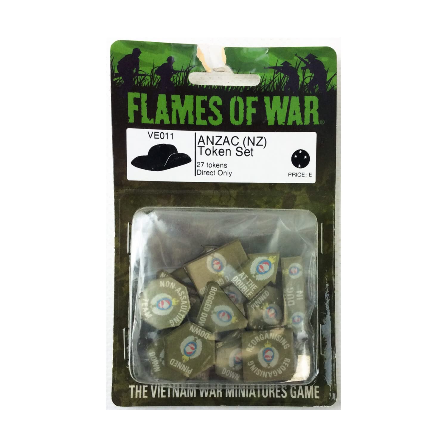 Battlefront Miniatures ANZAC (NZ) Token Set
