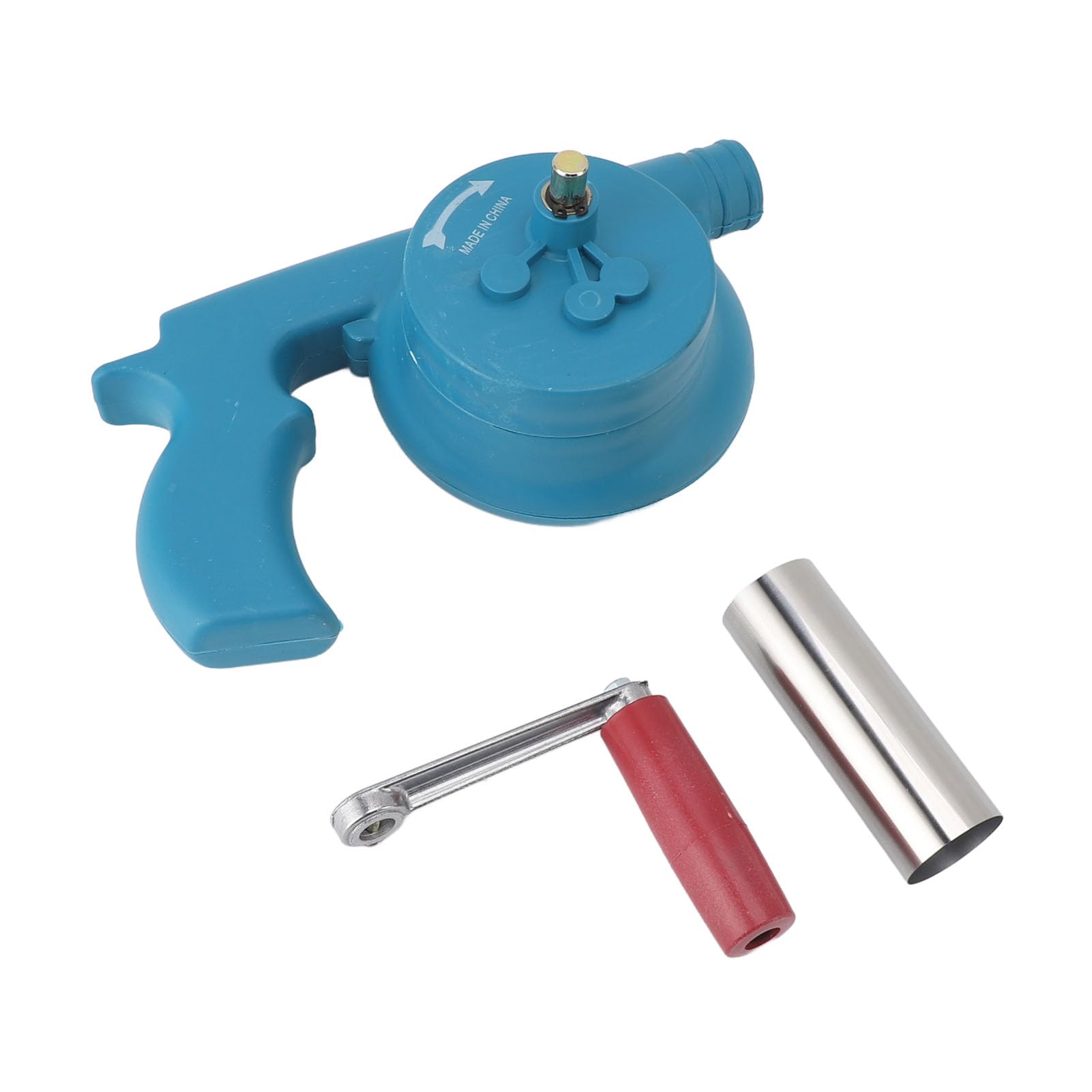 Fockety BBQ-Ventilator Tragbarer Handkurbel-Luftgebläse für Outdoor-Camping und Grillen