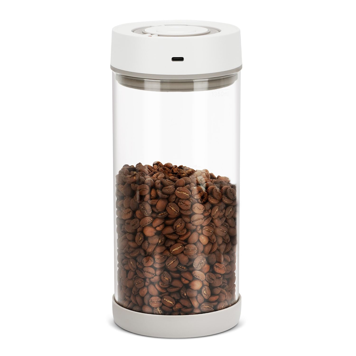 YINDUZ Automatic Vacuum Coffee Canister 1.35L with Date Tracker