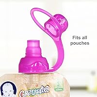 Vista 3 de ChooMee Bolsita de Comida SoftSip con Tapa Destete Guiado por Bebés Válvula de Control de Flujo Sin Derrame, Protege la Boca del Niño, 100% aqua