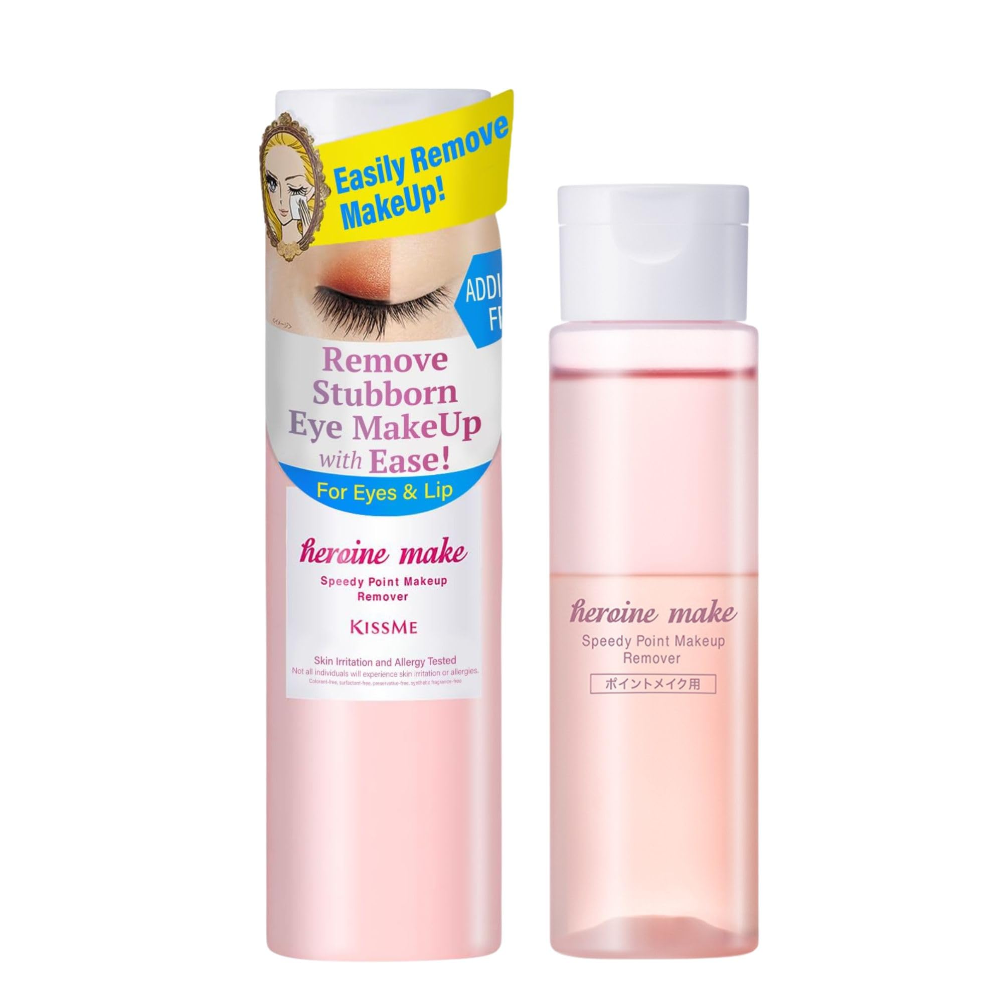 Heroine Make KISSME Speedy Point Make-up-Entferner für Gesicht, Lippen und Wangen, japanischer flüssiger Make-up-Entferner, 120 ml (für wasserfestes Mascara/Augen-Make-up, verwenden Sie unseren Speedy