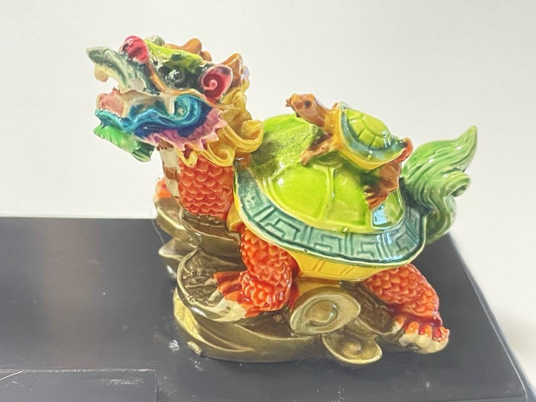 【匿名配送】龍騰窯　ドラゴン　壁掛け　台湾 Amazon.co.jp: 保管品台湾お土産風水龍亀ロングイ置物 : ホーム＆キッチン