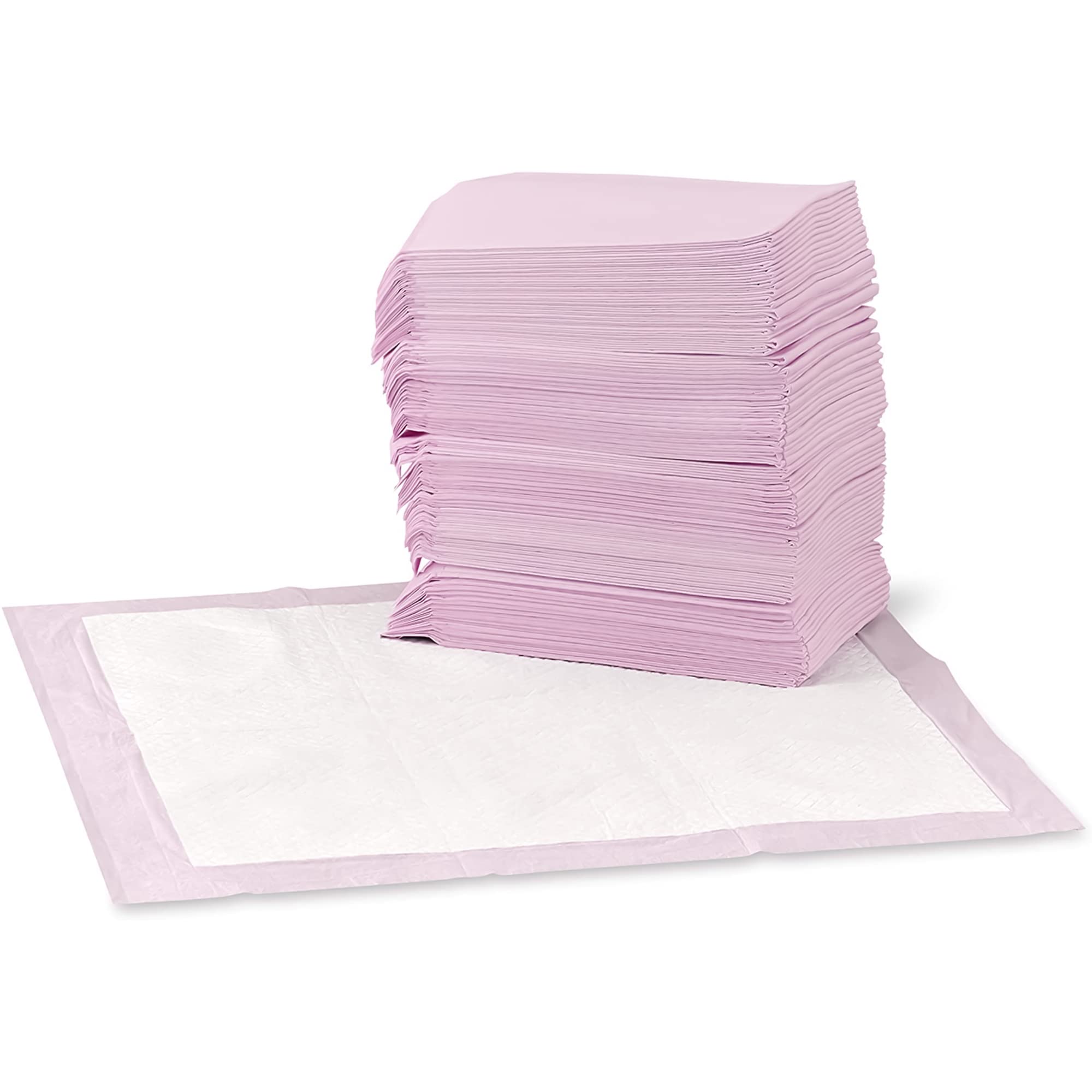 IMBTECHPuppy Training Pads-Quick Dry Dog Training Pads- Large Dog Pee Pads – Super Absorbent & Leak-Free Potty Pads- Odor Eliminating Puppy Pad- Multi-Layered Dog Pads- Pink 60X45CM (Pack Of 50)