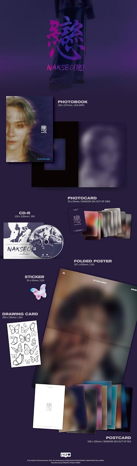 DK iKON NAKSEO Album [NAKSEO]+Pre Order Benefits+BolsVos Exclusive K-POP Inspired Digital Merches