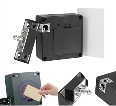Smart NFC Lock, Electronic Drawer Locks, Cabinet Lock, for Pantry, Secret Shelf, Locker, Shoe Closet with Cutting Technology