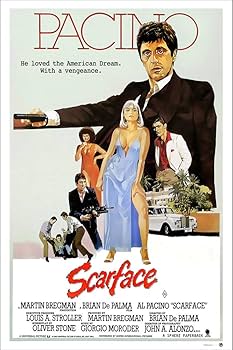 Amazon.co.jp: スカーフェイス 映画ポスター 24インチx36インチ (33.02