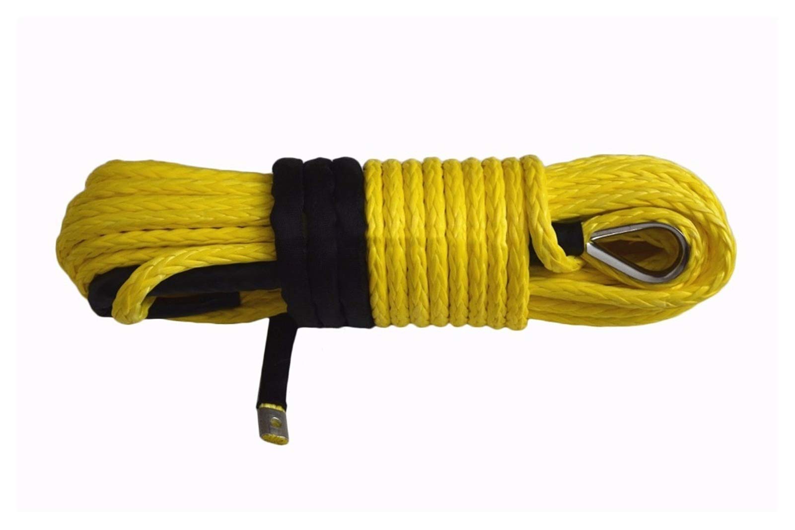 Cuerda del cabrestante sintética de 3/8 y 100FT para cable cabrestante barco y offroad