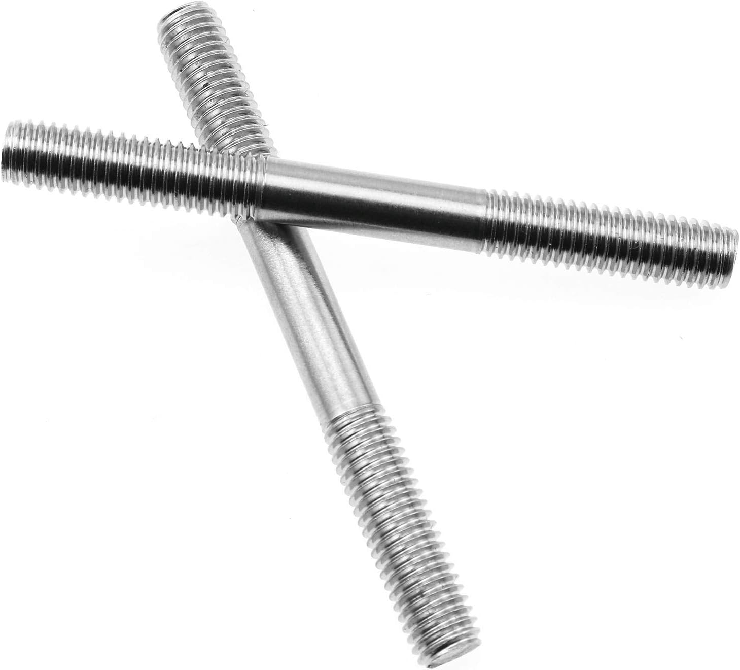 M8x80 Stud 5PCS M8x80 304 Stainless Steel Double End Thread Screw Bolt