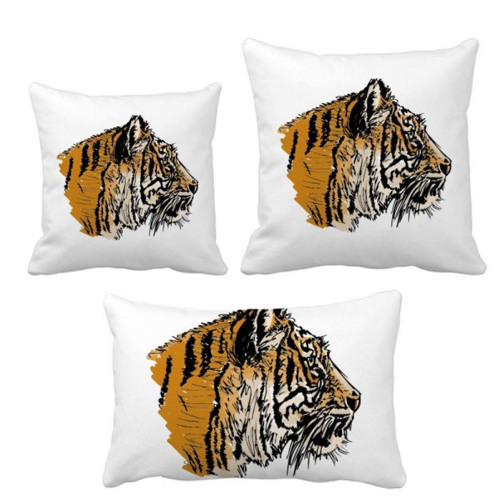 Housse de coussin tigre DIYthinker pour rénover un canapé fatigué
