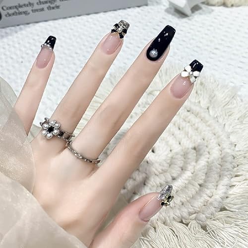 Miniatura 4 de 30 dijes de uñas 3D, 30 piezas de gemas de perlas con nudo de lazo para decoración de uñas, decoración de uñas con adornos dorados y plateados,