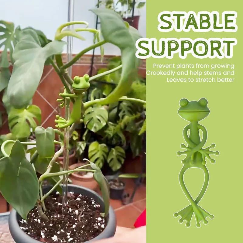 2/4/6/8 Piezas De Soportes Para Plantas De Rana, Macetas De Flores De Rana * Que Abrazan Plantas Con Clips De Soporte Para Plantas Trepadoras, De
