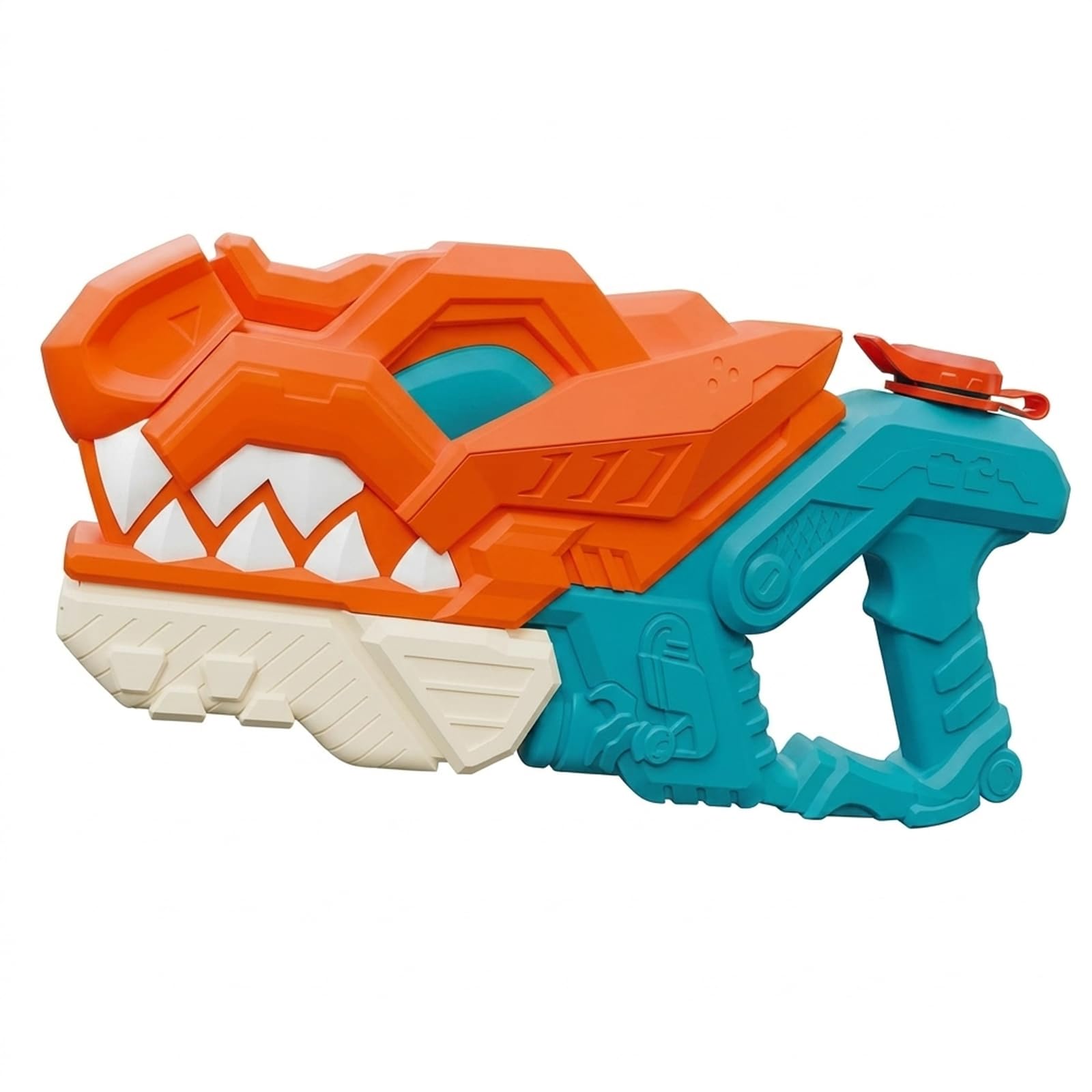 WitMbg Water Pistols, Powerful WaterGun for Adults, Summer Pool Party and Beach Outing Essential, Orange-Blue Dinosaur Blaster Water Pistol with Manual Operation, Perfect for Group Competitions