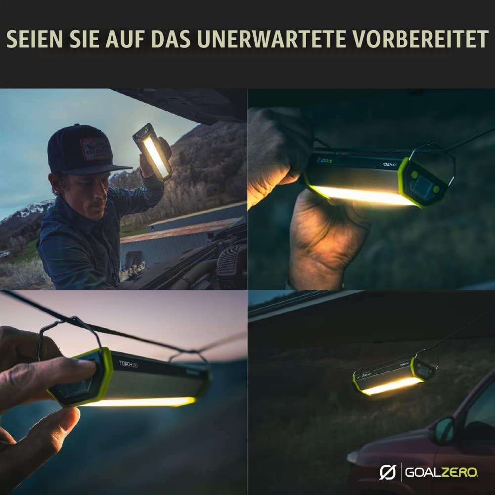 Goal Zero Goal Zero Unisex 90115 Torch 500 LED Taschenlampe akkubetrieben 300lm 50h 363g, Einheitsgröße