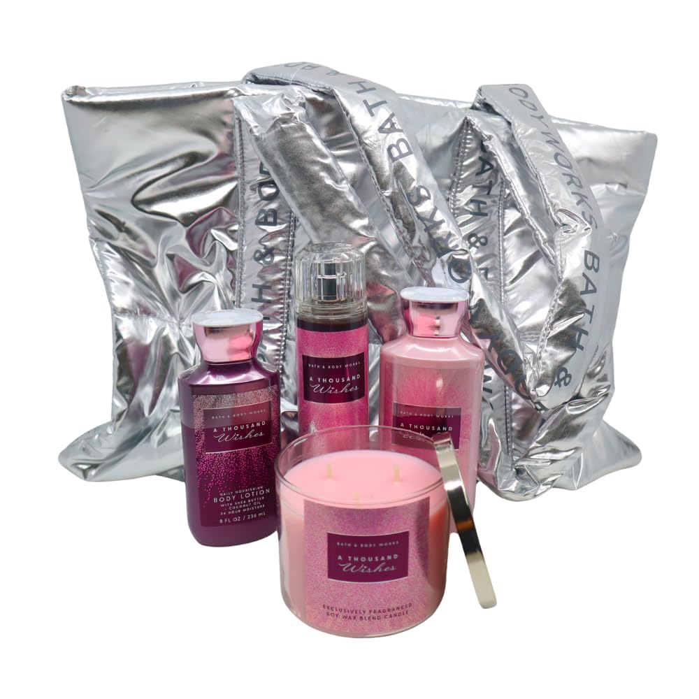 Amazon.com : Bath & Body Works A THOUSAND WISHES Deluxe 4pc Gift