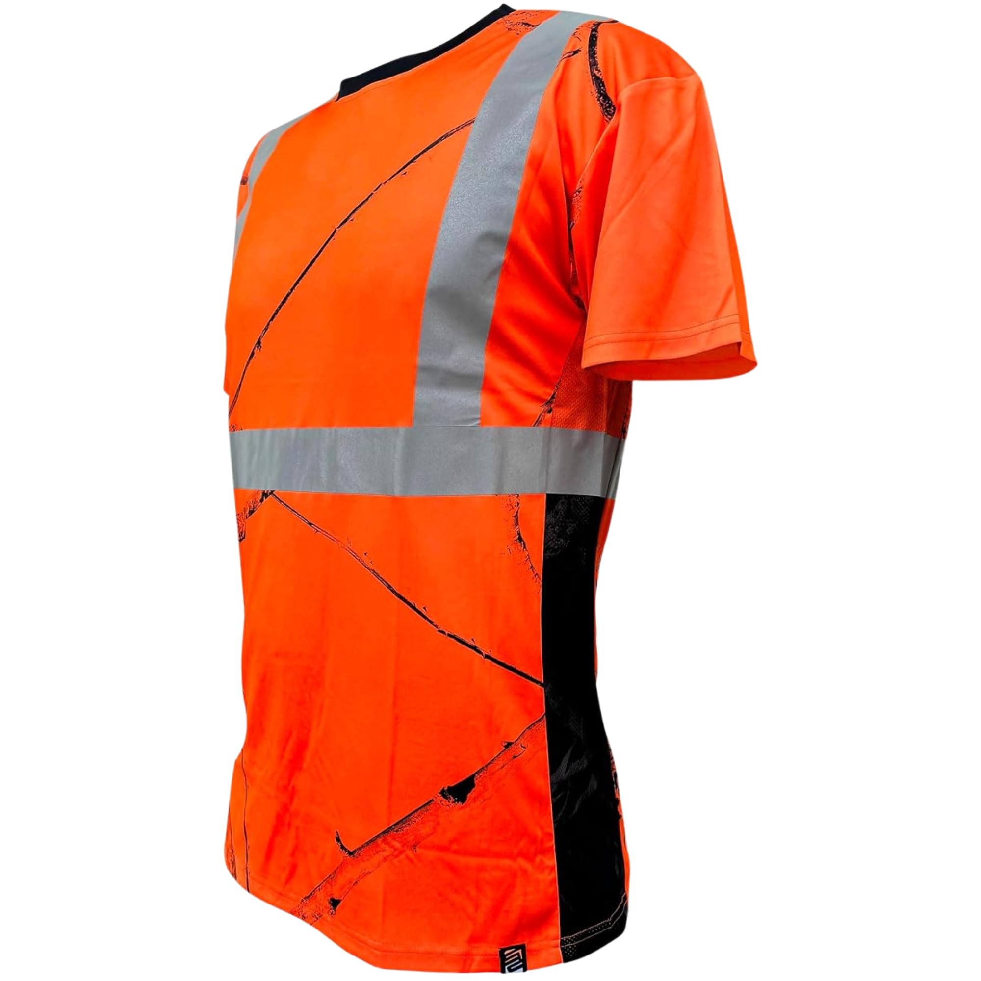 SS360 Daybreak Camo Orange - Class 2 - Type R - UPF 40 - Safety T-Shirt - XL