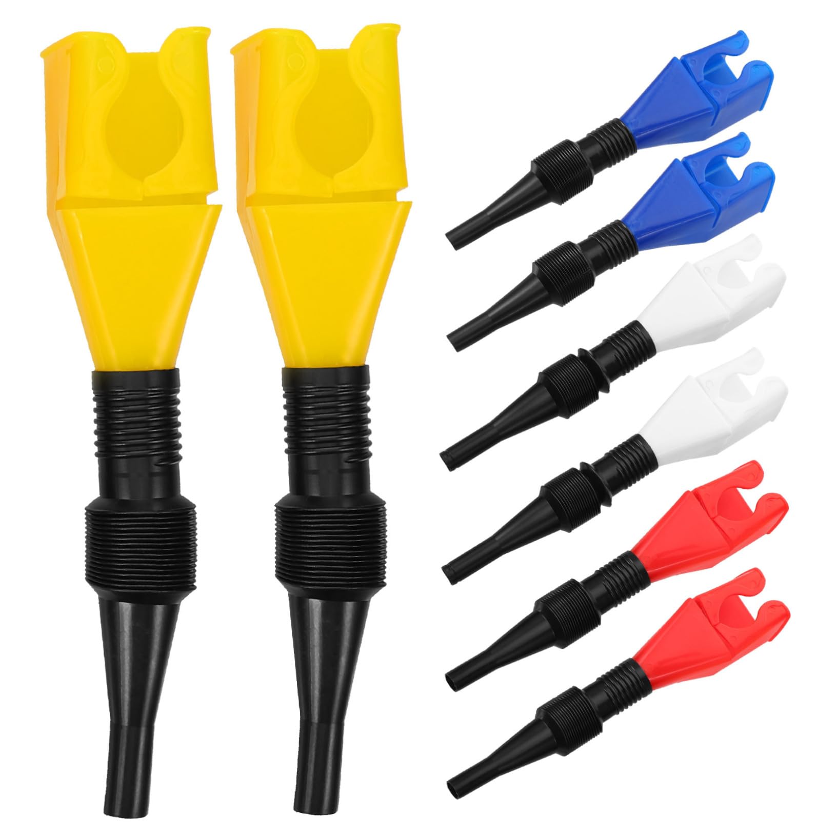 iplusmile 40piezas Embudo De Flexible Manguera Extensible Para Cambio De Diseño Manos Libres Para Vehículos y Motos