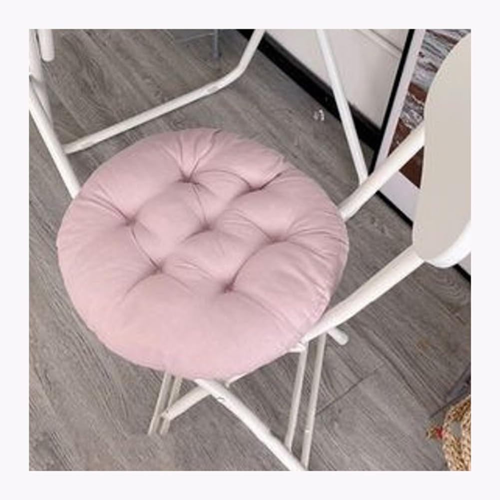 Doux 40 cm runde Stuhlkissen – dick gepolsterte Sitzkissen für Garten, Esszimmer, Büro, 4 Stück, Outdoor-Kissen, stilvoller Komfort für Terrasse und Zuhause