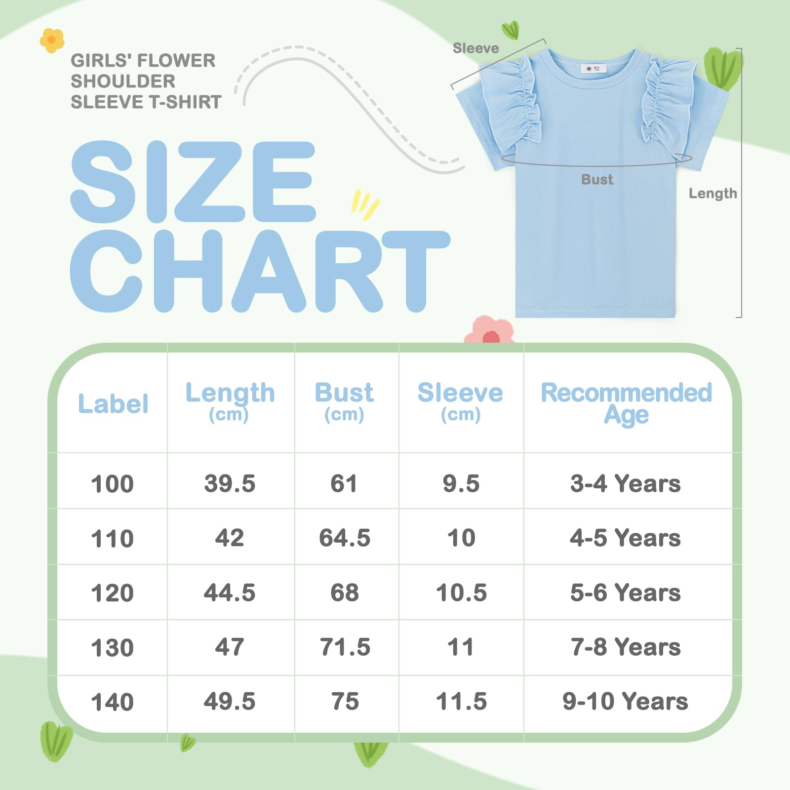KAKU NANU Camiseta Niña Manga Corta Tops 3-10 Años Lisas Camiseta de Algodon Ropa Verano Niña Blanca Amarilla Rosa Lila Azul