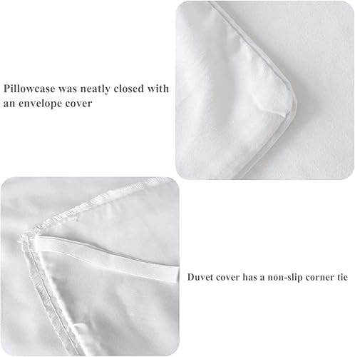 Miniatura 5 de Juego de ropa de cama de 3 piezas para niños, juego de edredón de anime tamaño individual y Queen de 90 x 90 pulgadas, divertido y lindo juego de