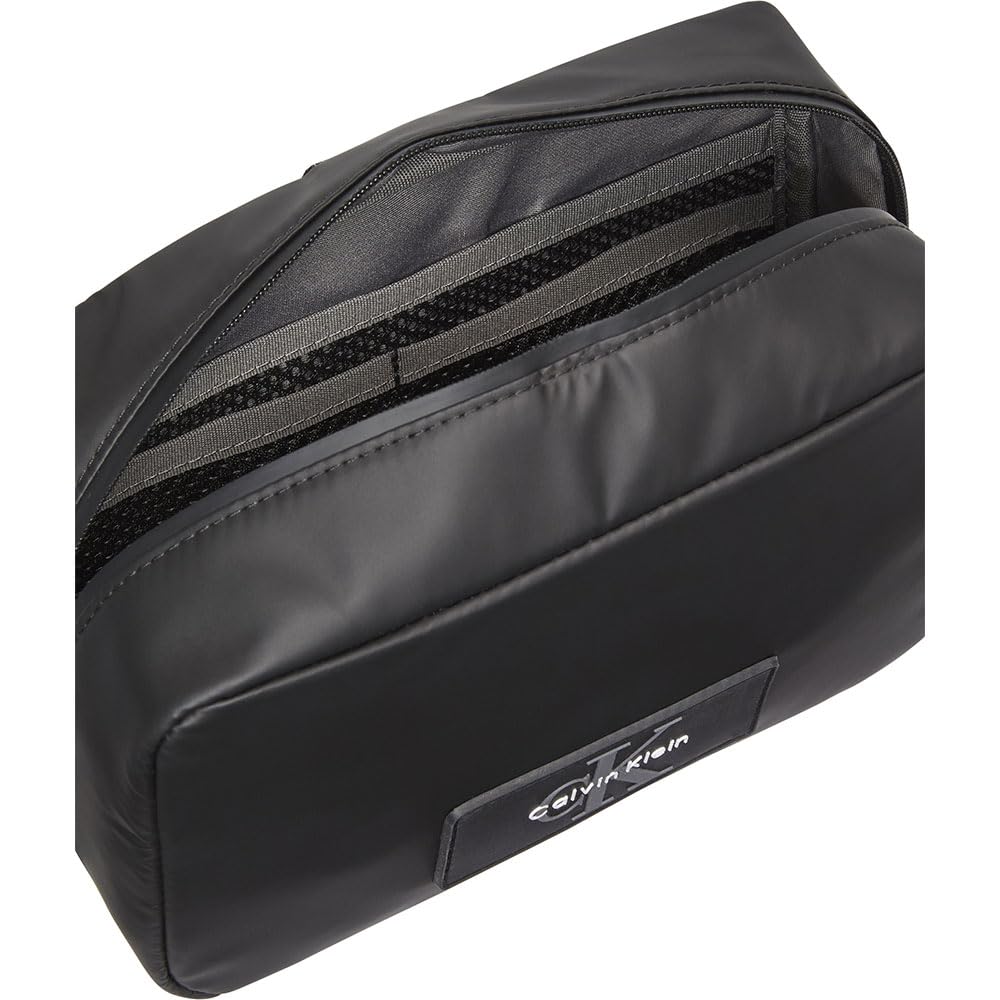 CALVIN KLEIN Kit DOPP Utilitaire pour Homme avec Cintre LV04D1135G Dopp Kit, Noir (Noir), Taille Unique, Noir (Noir), Taille Unique, Kit Dopp