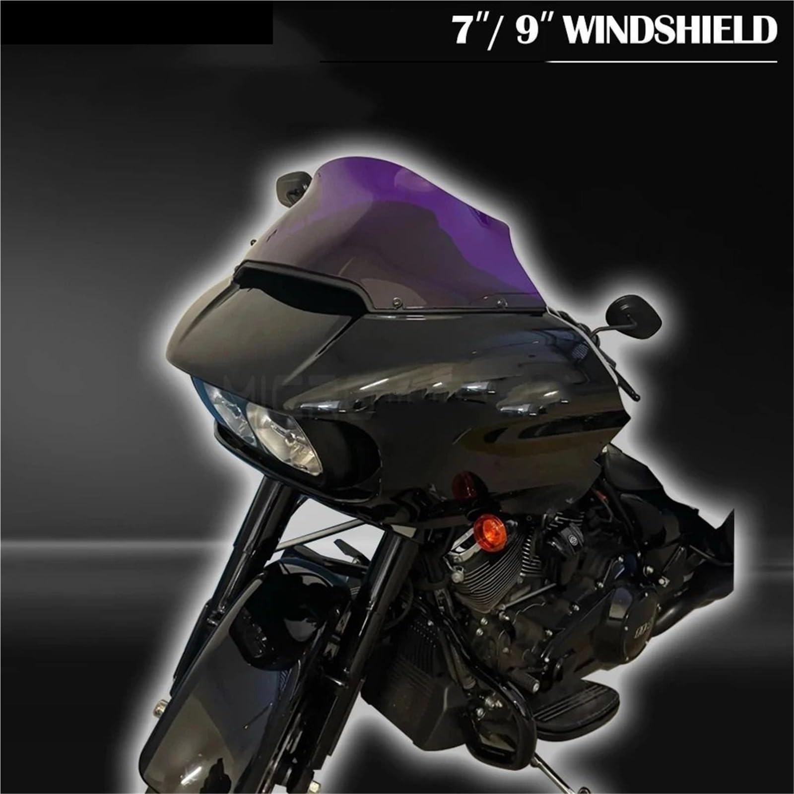 Przednia szyba motocyklowa Pasuje do jazdy po drogach Harley Touring