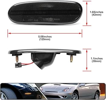 Amazon.com: 2Pcs Full Amber LED Side Marker Lights for Toyota