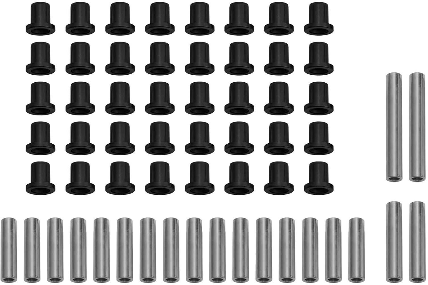 SuperATV Heavy Duty HDPE A-Arm/Control Arm Bushing Kit for SuperATV Arms for Polaris Ranger Full Size XP 800 (2010-2014) - Front and Rear - Stronger Than Stock With Lower Wear