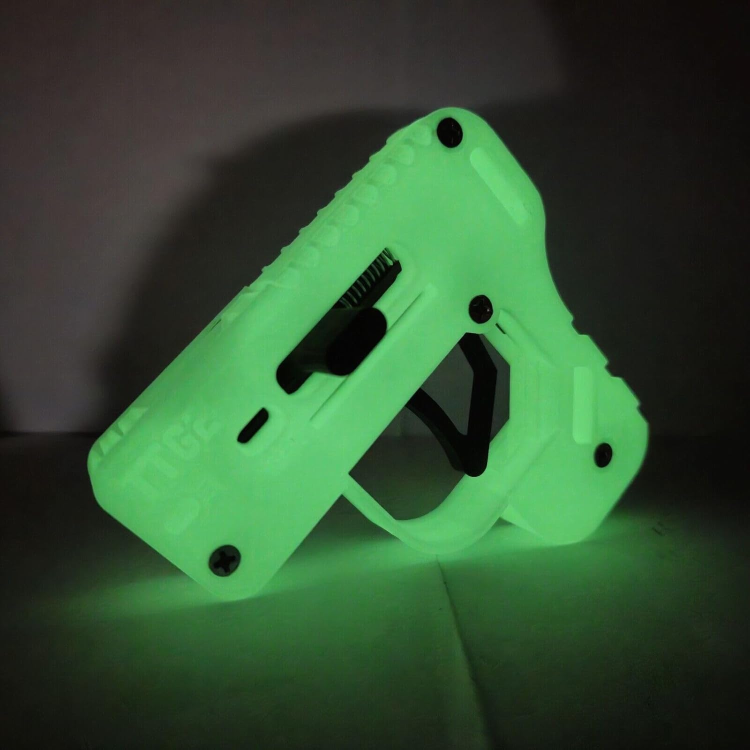 Glow in The Dark Candy Toy Gun - 3D Printed Candy Shooter for Tic Tac Candies - Illuminate Your Fun with Sugary Ammo (Glow in The Dark)