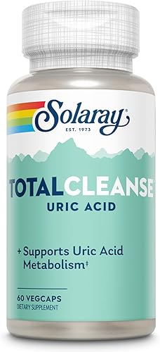 SolarayTotal Cleanse 60 cápsulas vegetarianas de ácido úrico 076280350074 60 1 1