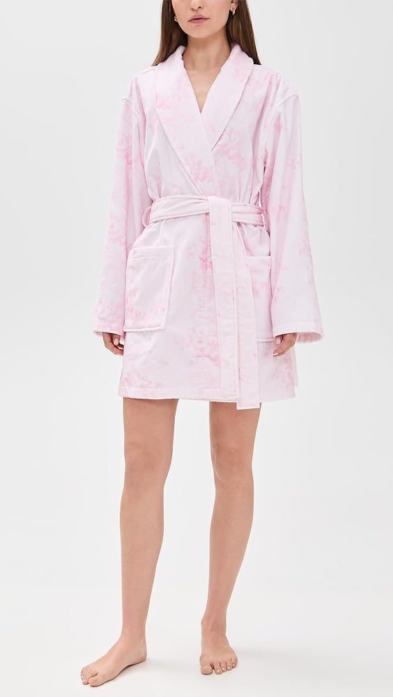 ［さか］Robes&Confections 17SS I ♡ Baroque Bathrobe Pink | VERSACE US