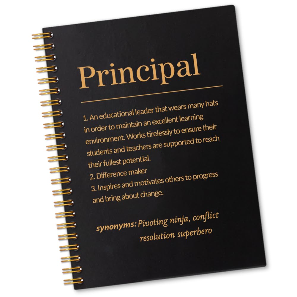 Cahier à spirale 160 pages vierges cadeau éducateur et enseignant homme femme