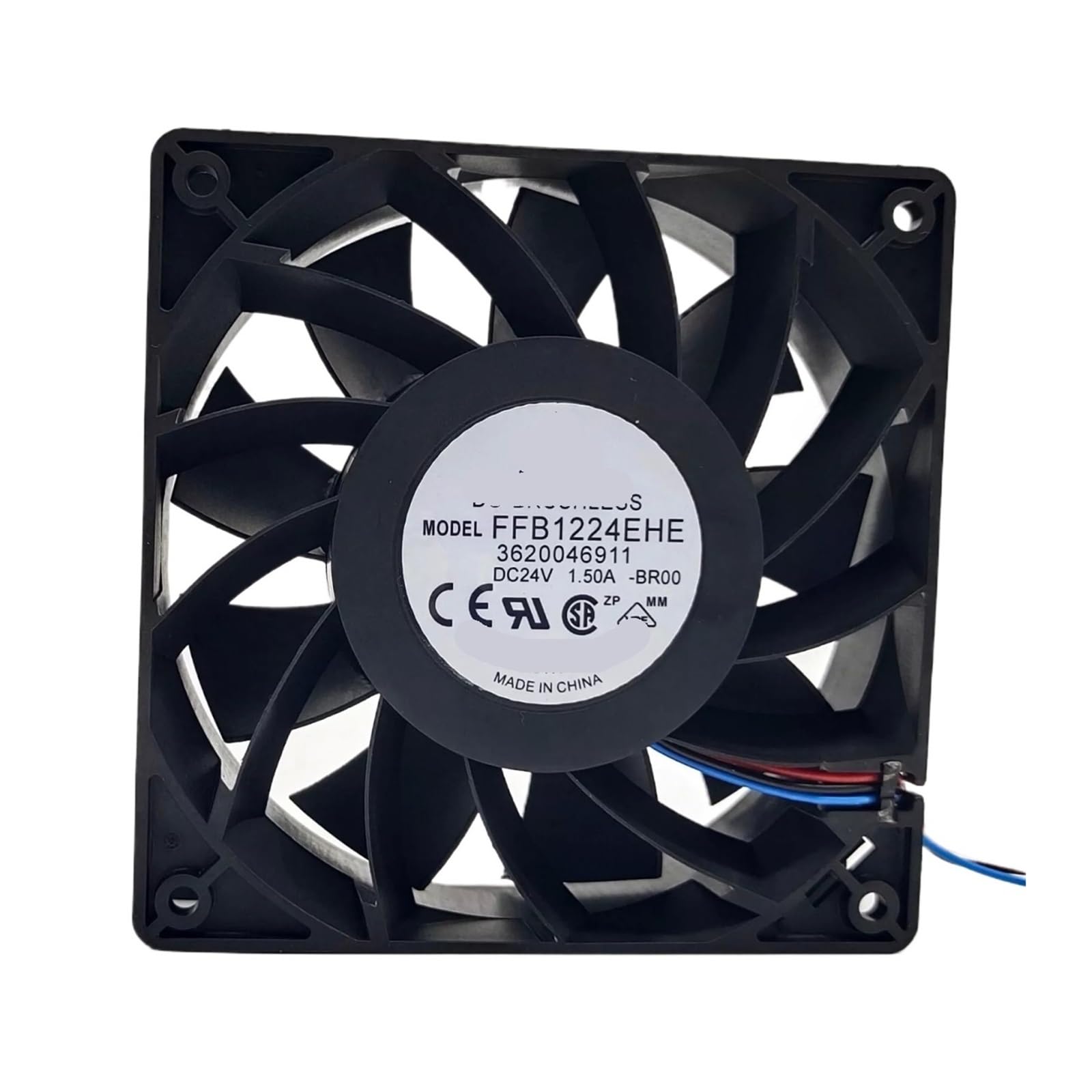 Extractor FFB1224EHE de alto flujo térmico 24V y 1.5A para disipación continua