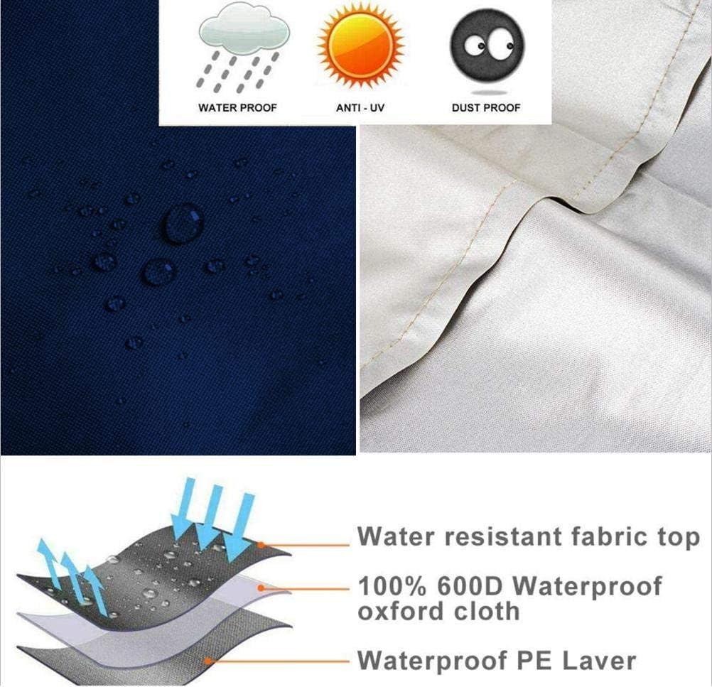 SOKINGCOVER Motorized Scooter Cover,55x26x36inch, waterproof4-wheel Electric Scooter Cover Provides All-Weather Protection for Your Electric Wheelchair, Navy Blue : Automotive