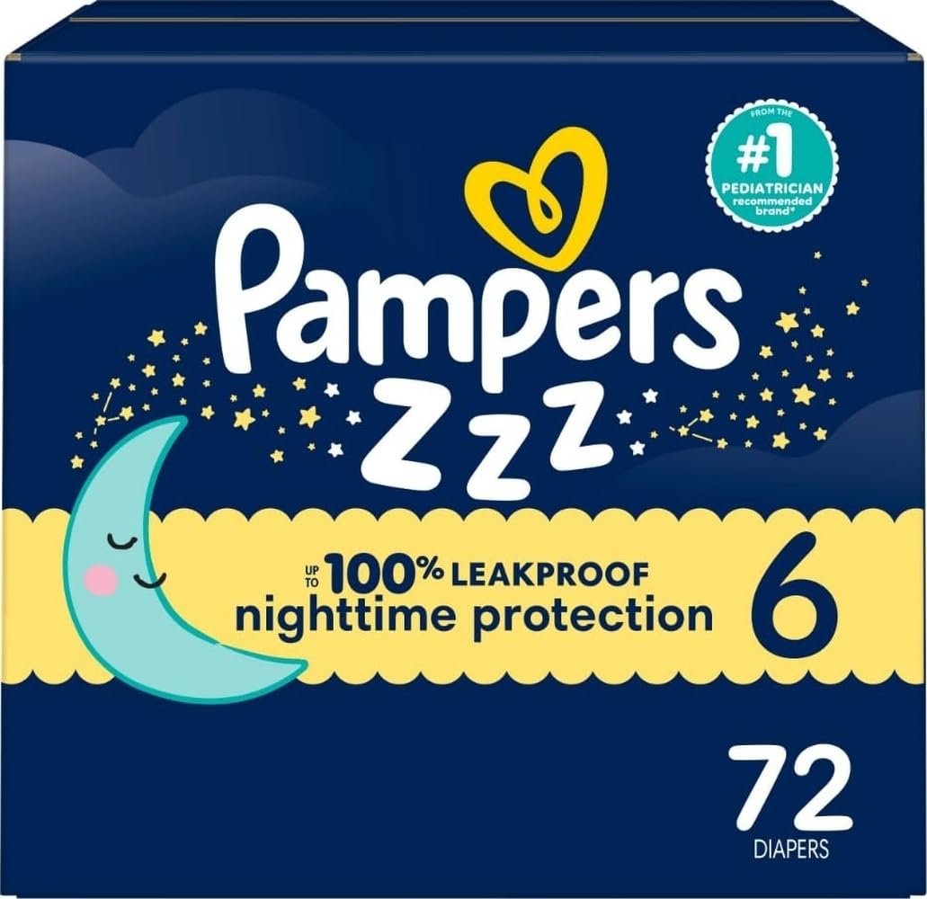 Pampers ZZZ Overnight Diapers Size 6
