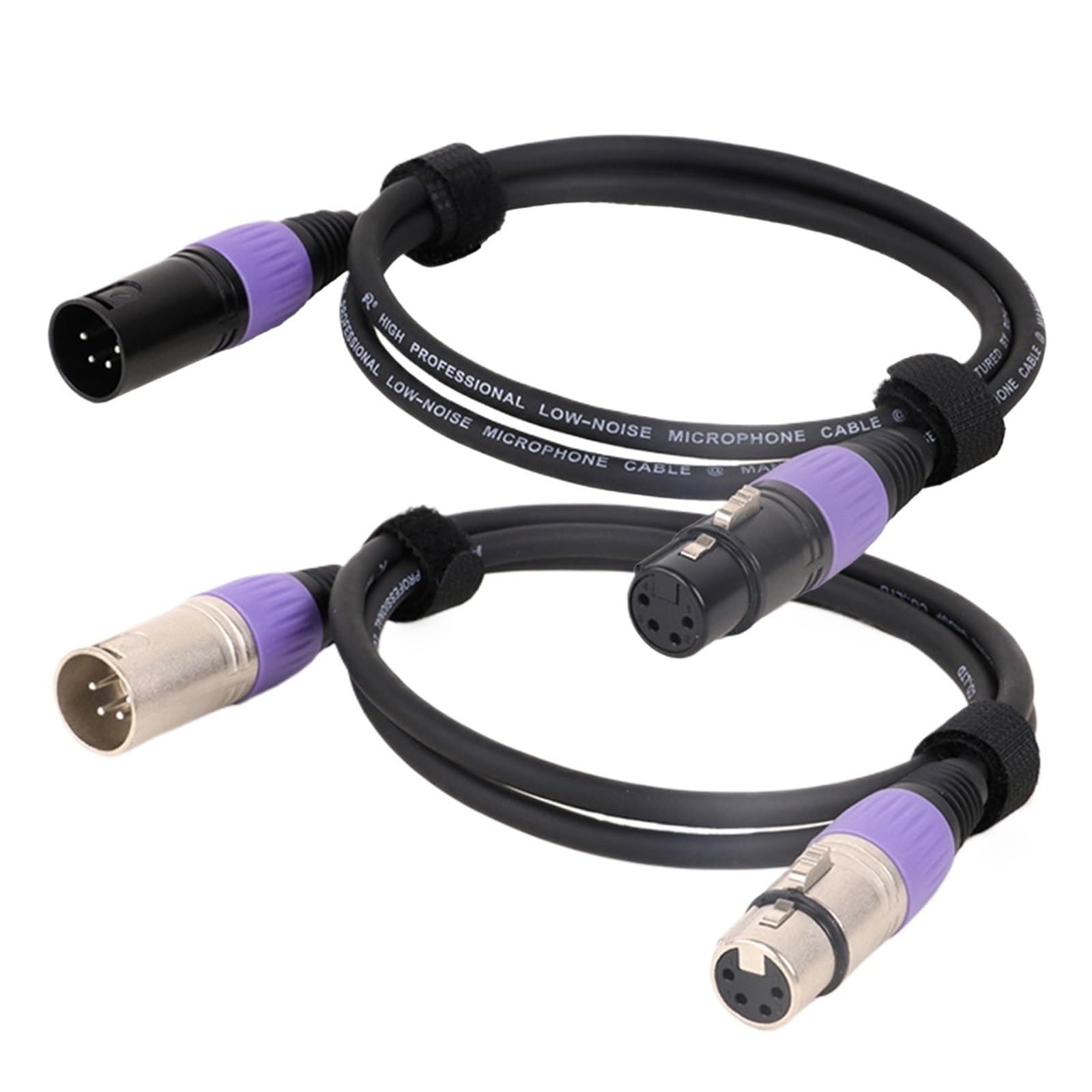 Cavo di prolunga connettori colorati bilanciati XLR maschio a 4 pin XLR femmina da 0,3 M-15 M, cavo di prolunga audio for cuffie(SL-RD,1 m)