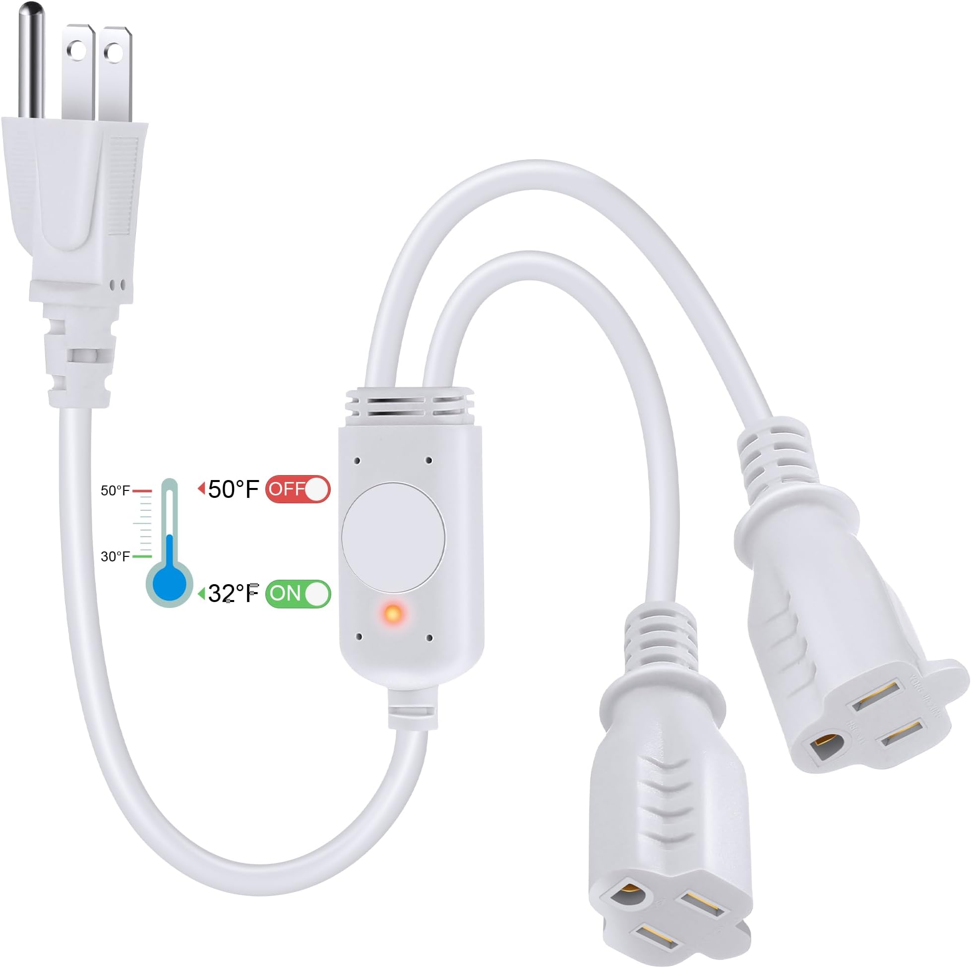 Surge Protector Outlet Extender - with Rotating Plug, 6 AC Multi Plug ...
