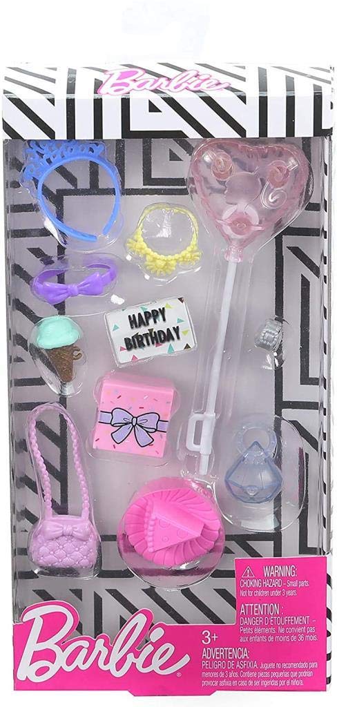 Barbie Amusement Park Accessories Pack - 11 Piece Storytelling & Fashion Set For Barbie Dolls (Doll Not Included)