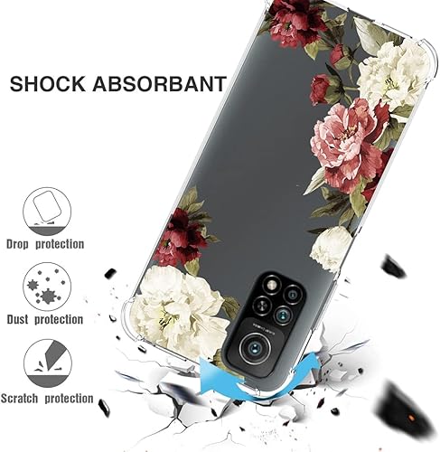 Miniatura 7 de Zoeirc Funda para Redmi Note 11 (4G)Redmi Note 11S 2201117TY Funda transparente para niñas y mujeres, TPU suave a prueba de golpes, funda protectora