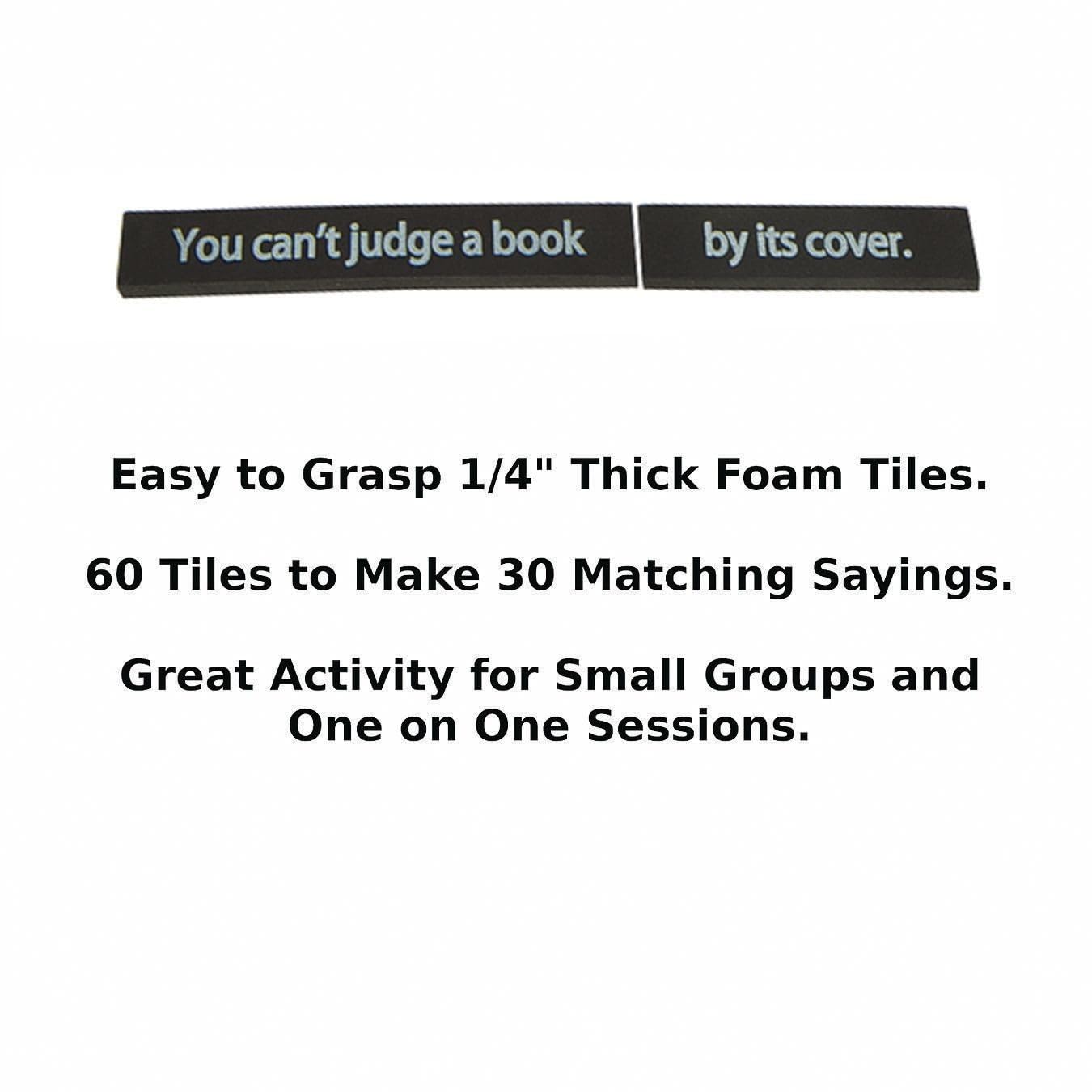 S&S Worldwide-mp-18760 Match Up The Sayings Game